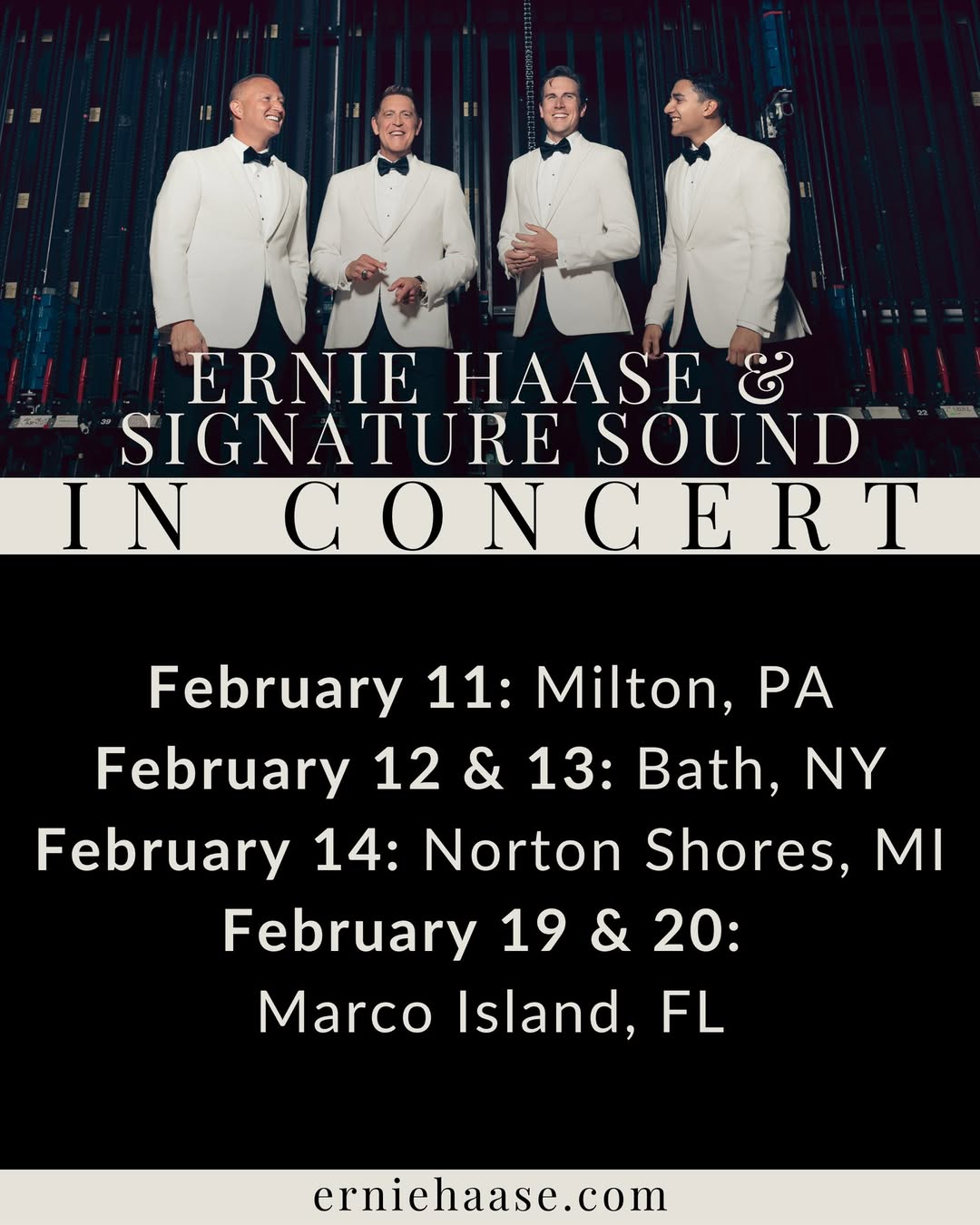 Ernie Haase Signature Sound Tour Poster 2026